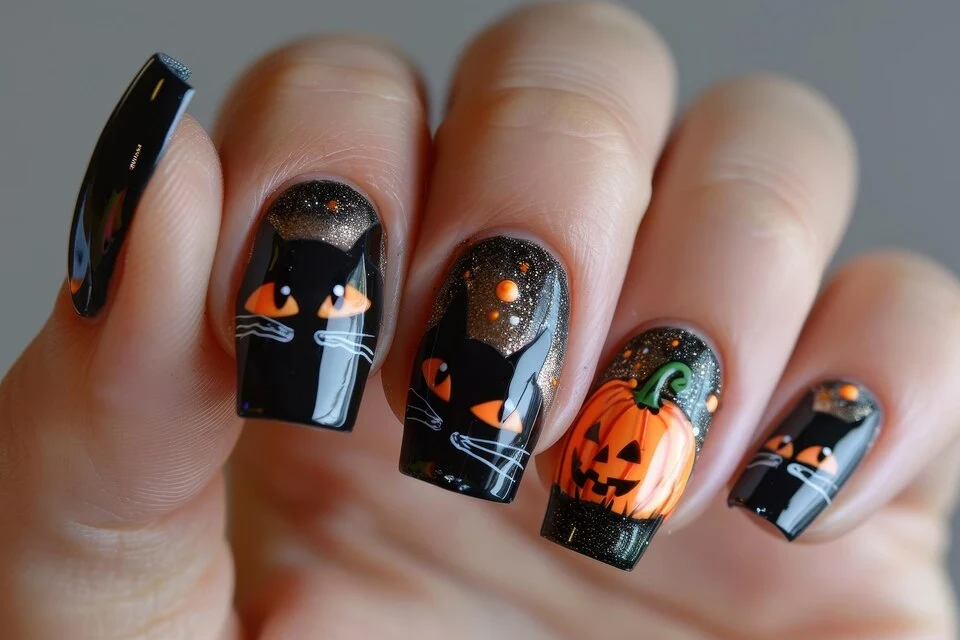 halloween nails,