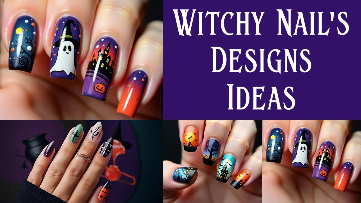 witchy nails, witchy nails designs, stiletto witchy goth nails, stiletto witchy nails, witchy nails ideas,