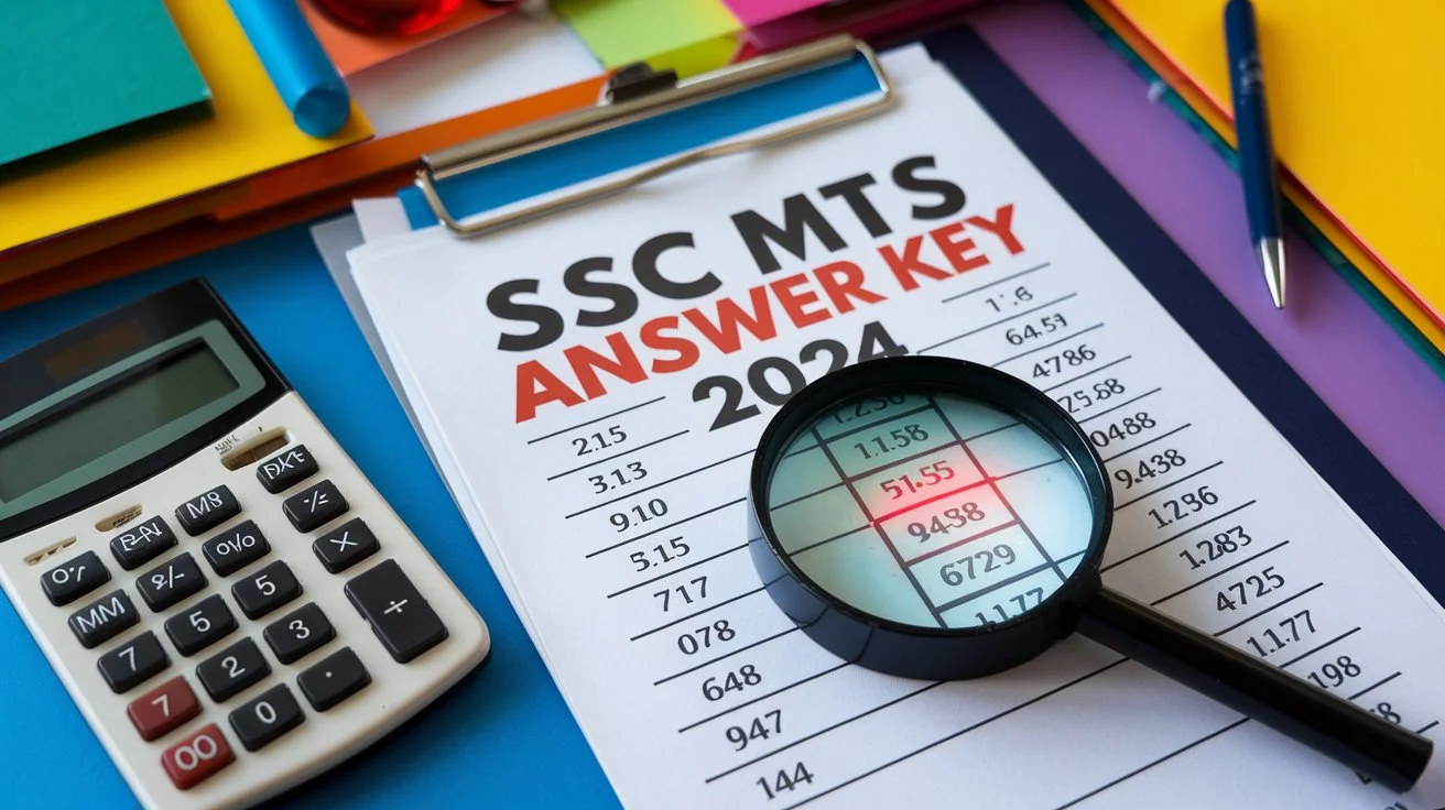 SSC MTS Answer Key 2024, SSC MTS Answer Key 2024 Released, SSC MTS Answer Key 2024 Out,