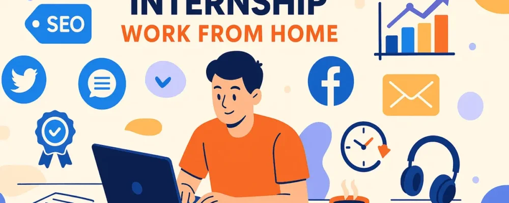 Apply for digital marketing internship work from home with certificate – remote SEO training opportunity